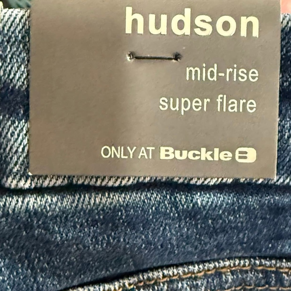 NEW! Bridge by Gly Hudson Mid-Rise Super Flare Jean - Picture 4 of 8